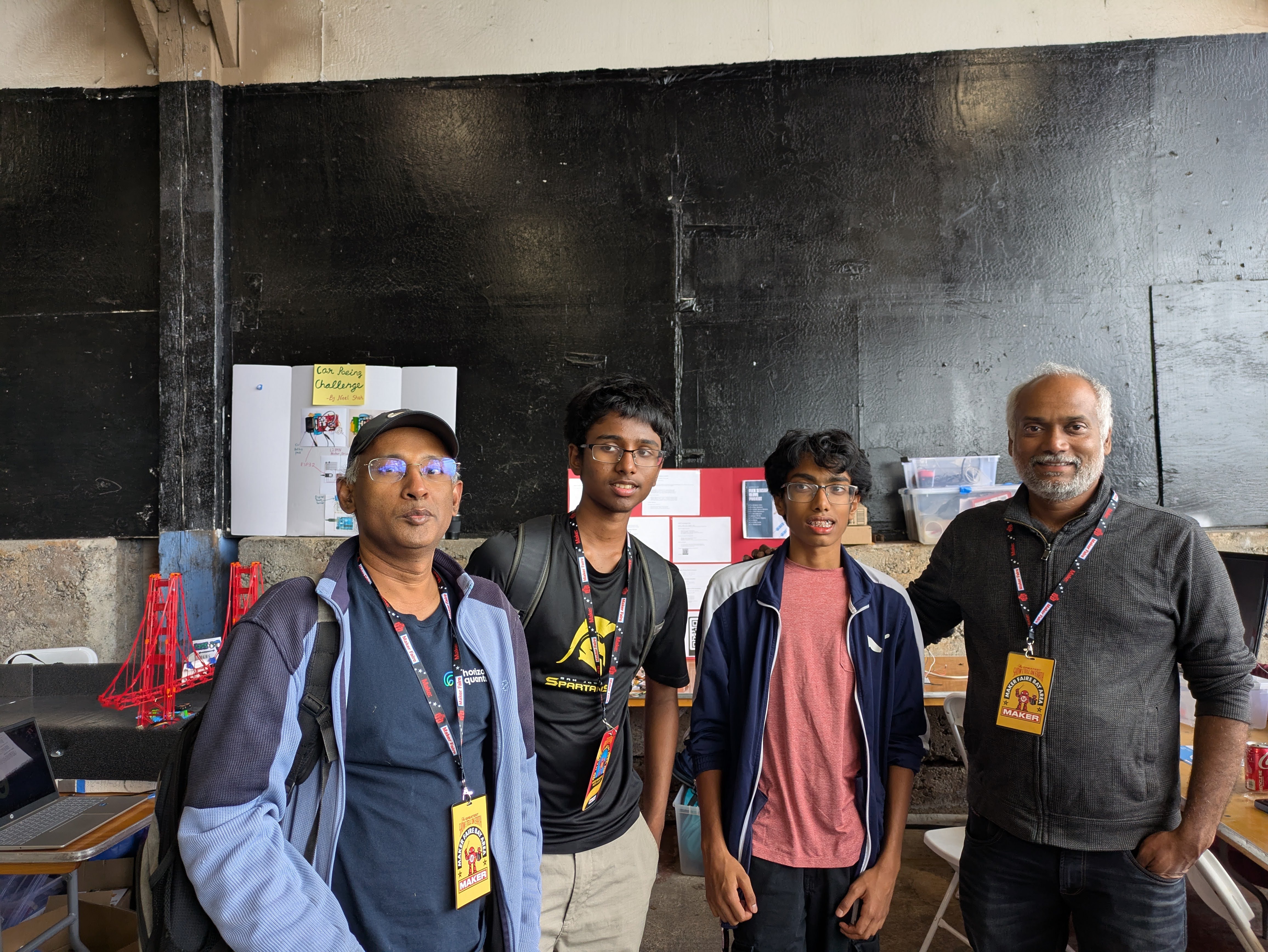 Students presenting their projects at Bay Area Maker Faire 2025
